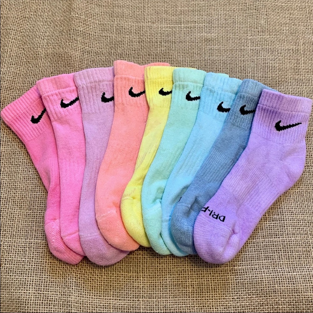 Pastel Nike 9 pair pack